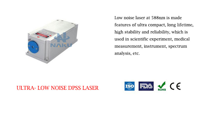 588nm Narrow Linewidth Low Noise DPSS Yellow Laser 1~200mW